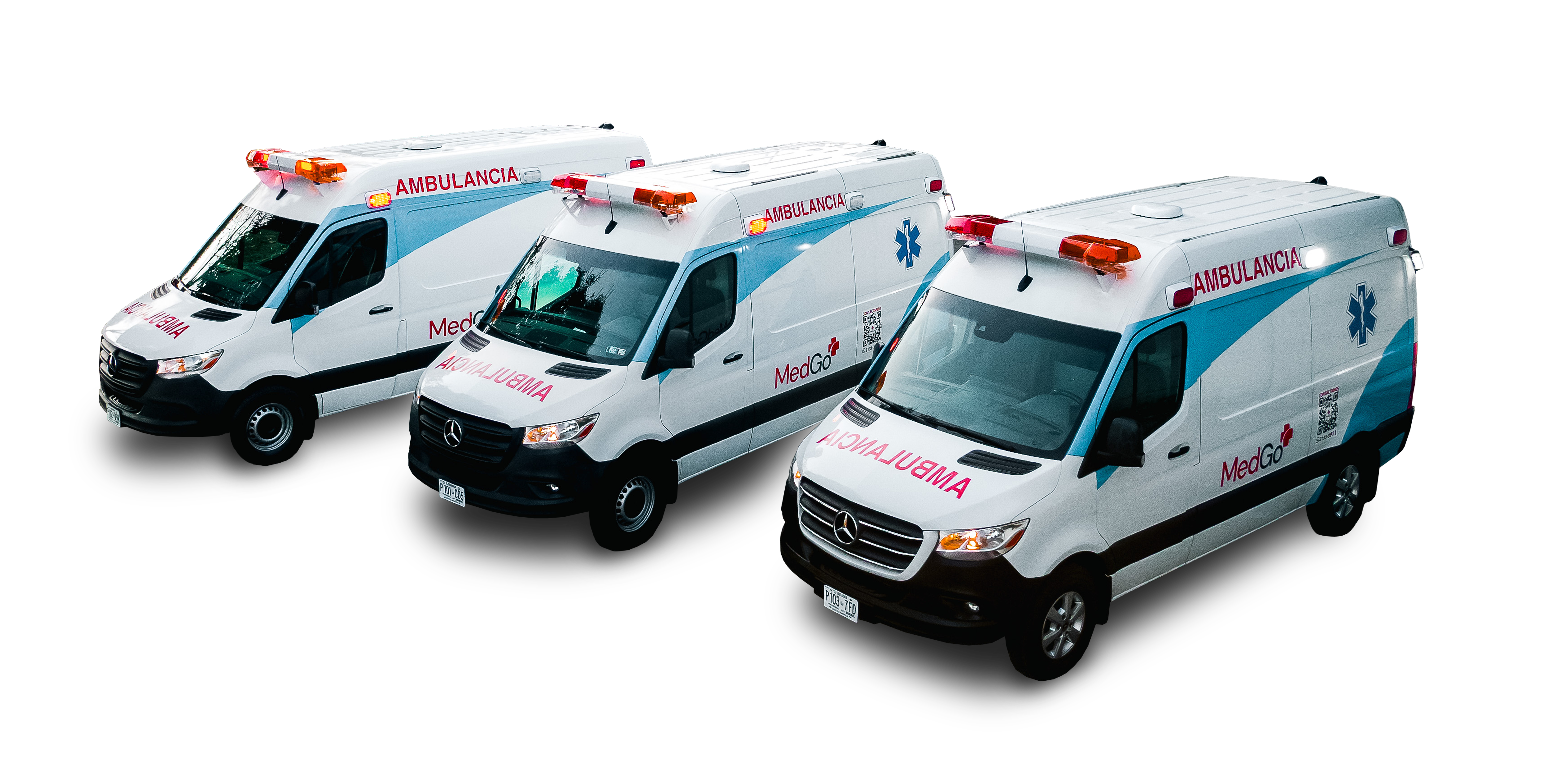 Flota de ambulancias MedGo